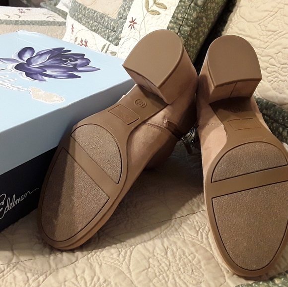 NWTAGS LIBBY EDELMAN SUEDE CARAMEL, BOOTIES  8.5 M - Picture 7 of 8